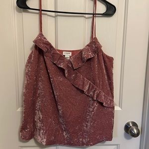 J Crew Velvet Top
